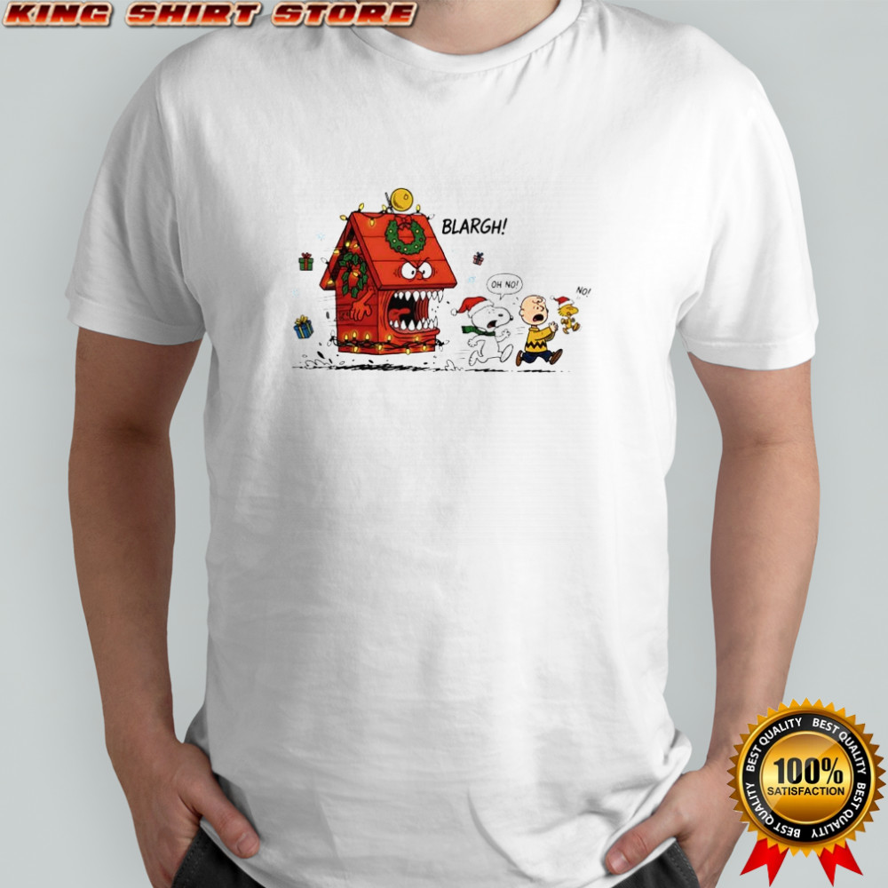 Peanuts comic Christmas Monster Snoopy Dog House Ugly Xmas shirt