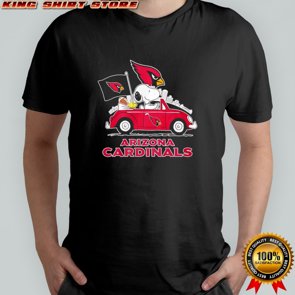 Peanuts x Arizona Cardinals Welcome To The Pound driving car shirt