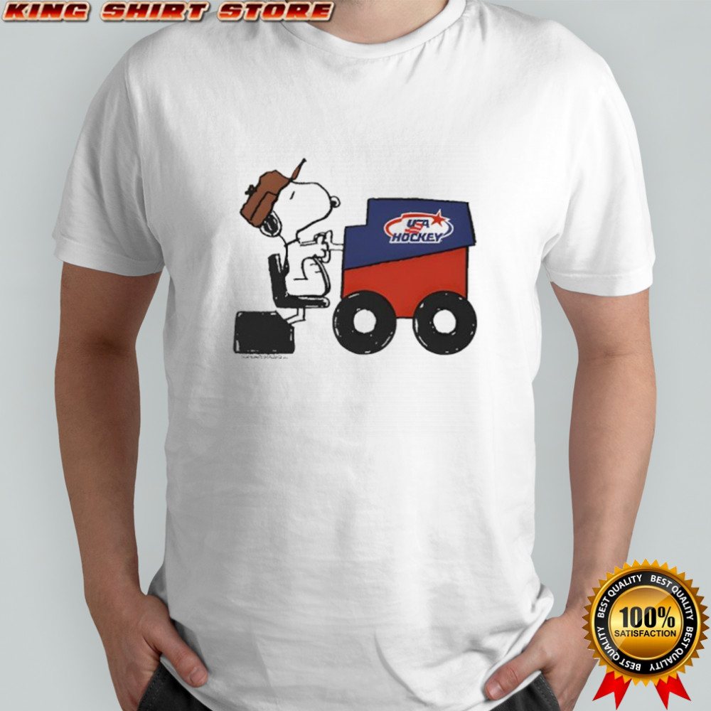 Peanuts x USA Hockey Snoopy Fresh Ice shirt