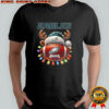 Philadelphia Eagles with Santa hat Christmas shirt