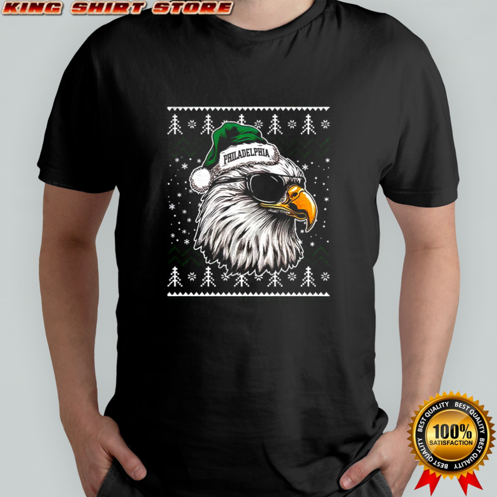 Philadelphia Football Mascot Ugly Pattern Vintage Christmas shirt