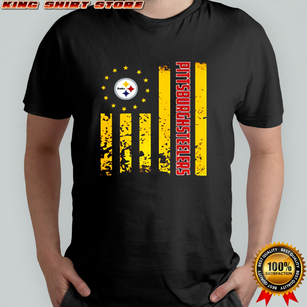Pittsburgh Steelers NFL American flag shirt