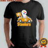 Pittsburgh Steelers x Snoopy and Woodstock drive car shirt