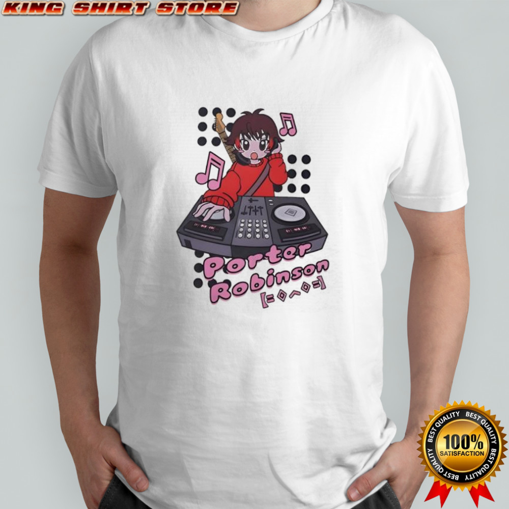 Porter Robinson DJ Anime shirt
