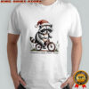 Professional Food Thief Raccon santa hat Biking shirt