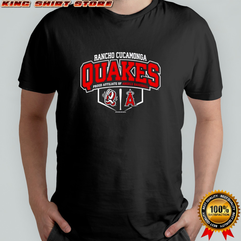 Rancho Cucamonga Quakes Proud Affinate Of Angels Baseball shirt