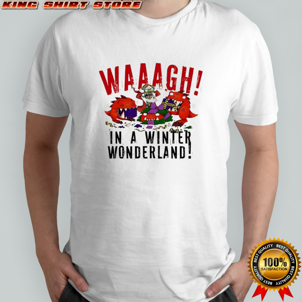 Red Gobbo Winter Wonderland Christmas Jumper Waaagh shirt