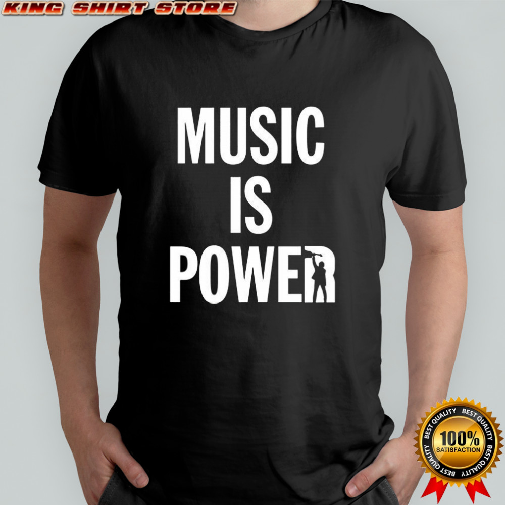 Richard Ashcroft music is power shirt