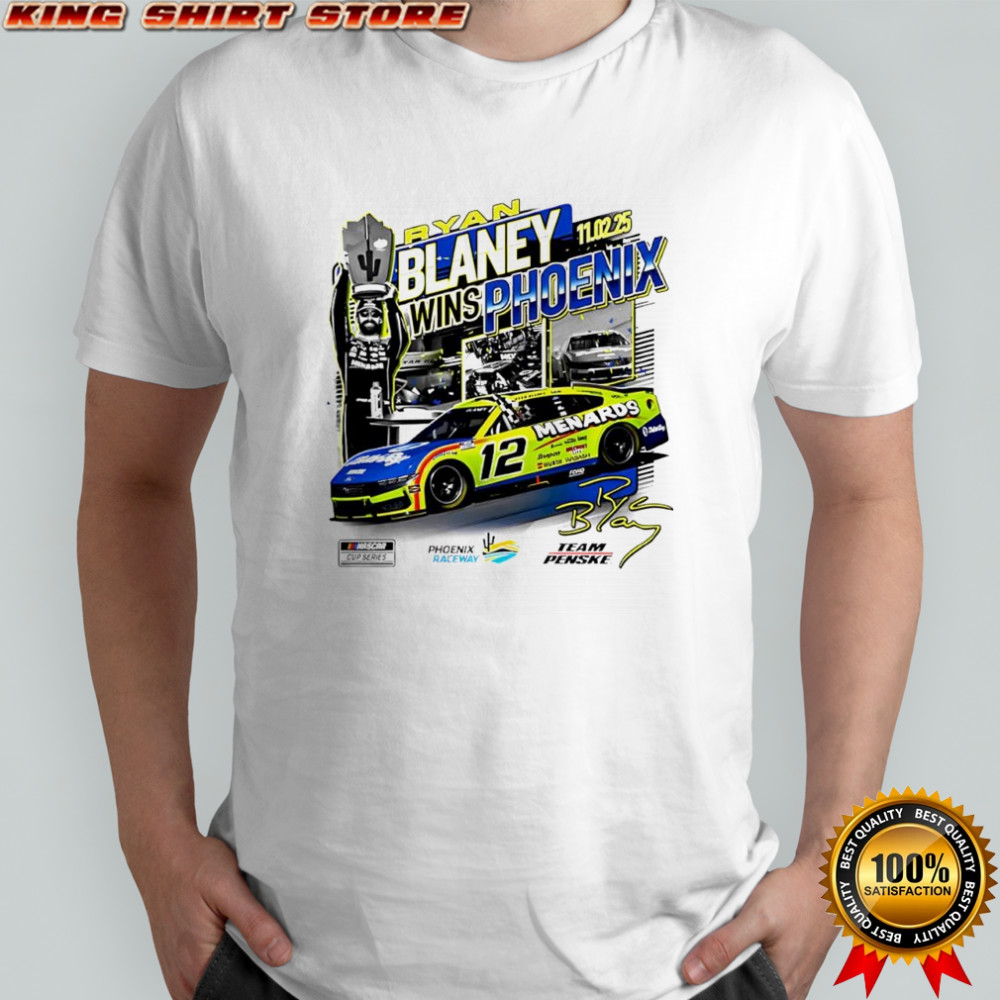 Ryan Blaney Checkered Flag Sports 2025 NASCAR Cup Series Championship Race Winner shirt