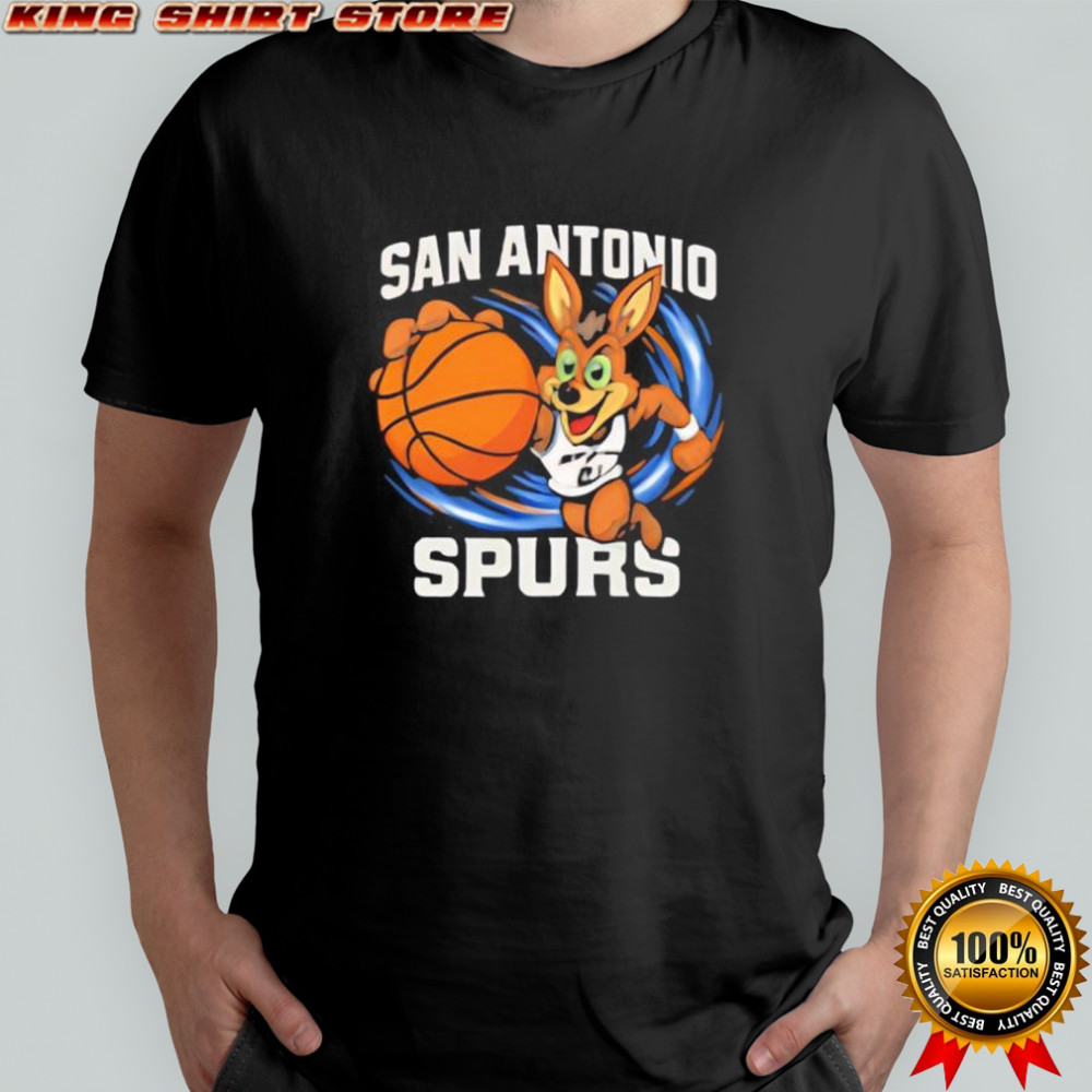 San Antonio Spurs mascot logo shirt