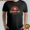 San Francisco 49ers x Jurassic Park life finds a way shirt