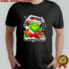 Santa Christmas Grinch Atlanta Falcons holding helmet football shirt