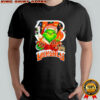 Santa Christmas Grinch Cincinnati Bengals holding helmet football shirt