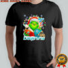 Santa Christmas Grinch Miami Dolphins holding helmet football shirt