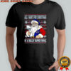 Santa Claus all I want for Christmas is Bills Super Bowl Champions trophy ugly Christmas shirt