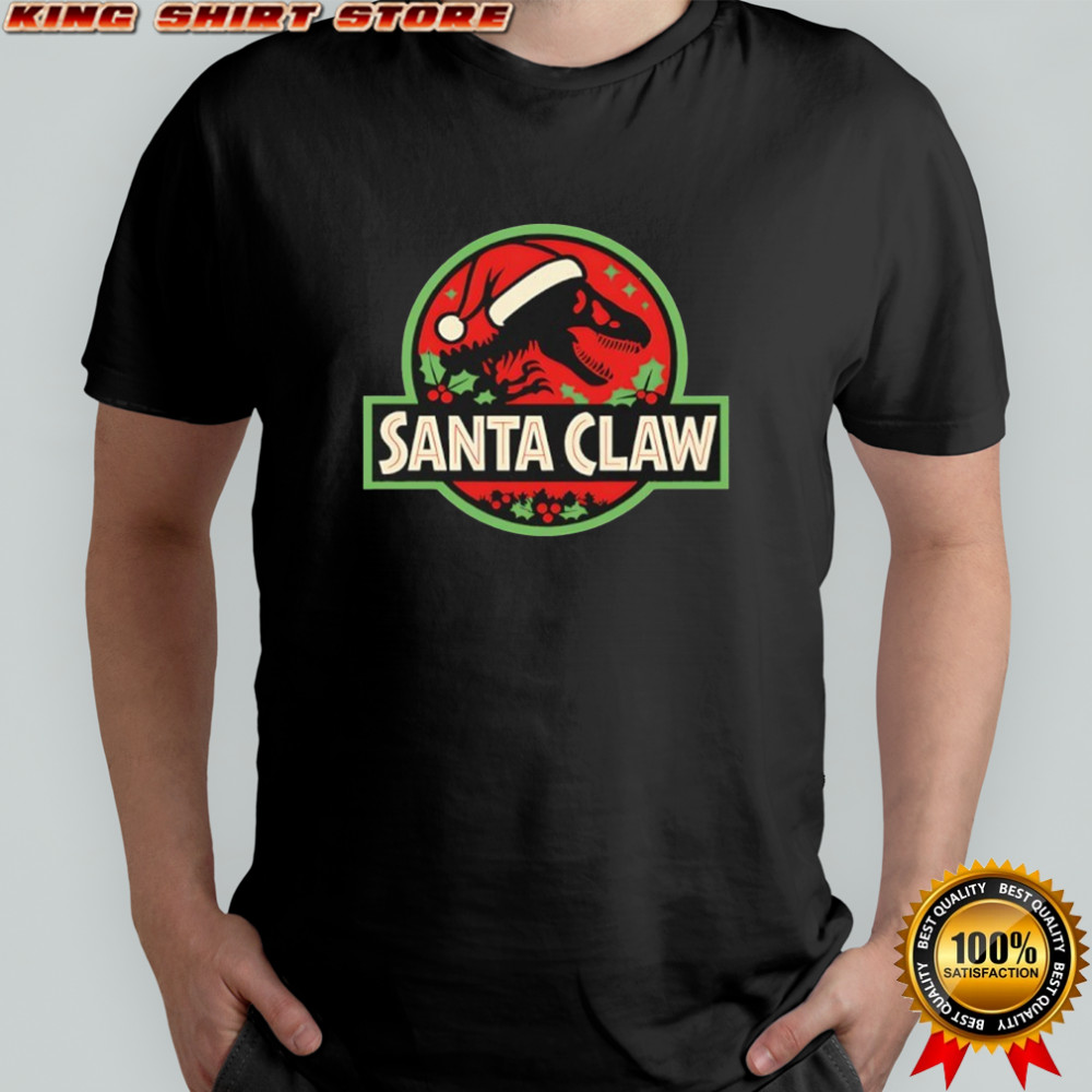 Santa Claw Jurassic Park Christmas shirt