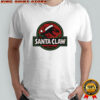 Santa Claw Jurassic Park logo Christmas shirt