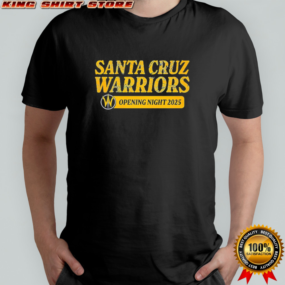 Santa Cruz Warriors’ 2025 Opening Night logo shirt