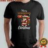 Santa Merry Texas Longhorns mascot Merry Christmas 2025 shirt