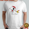 Santa Snoopy and Woodstock Merry and Bright shirt
