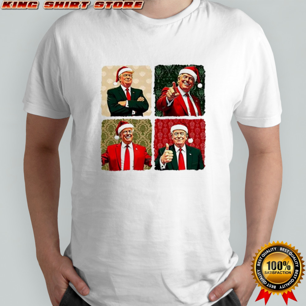 Santa Trump meme Christmas shirt
