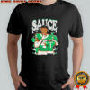 Sauce Gardner Cartoon New York Football graphic shirt