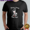 Scissors Always Beats Paper blood graphic shirt