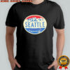 Seattle Cascade Range Washington mountains mustard shirt