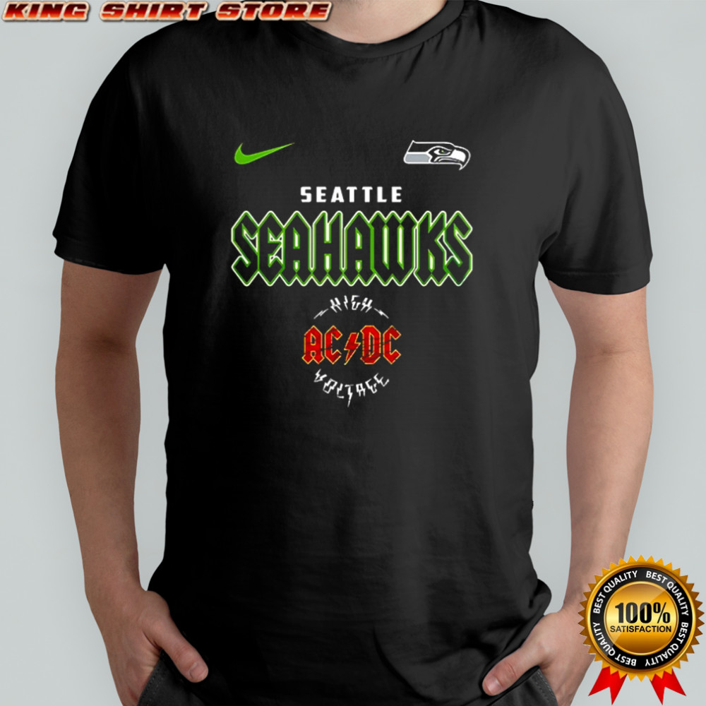 Seattle Seahawks AC DC Highway To Hell go Seahawks graphic shirt