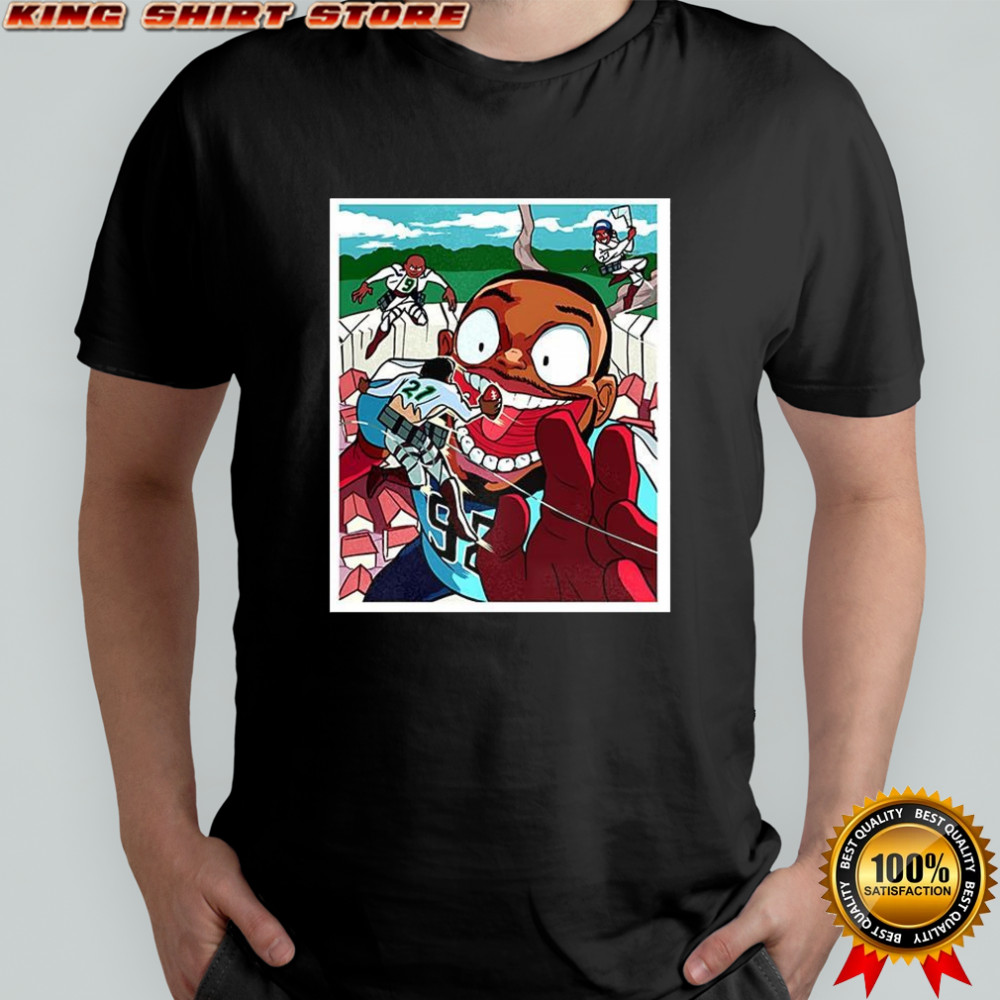 Seattle Seahawks Titan down cartoon shirt