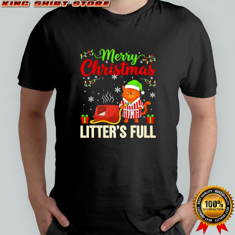 Shitter’s Full Christmas Vacation Cat shirt