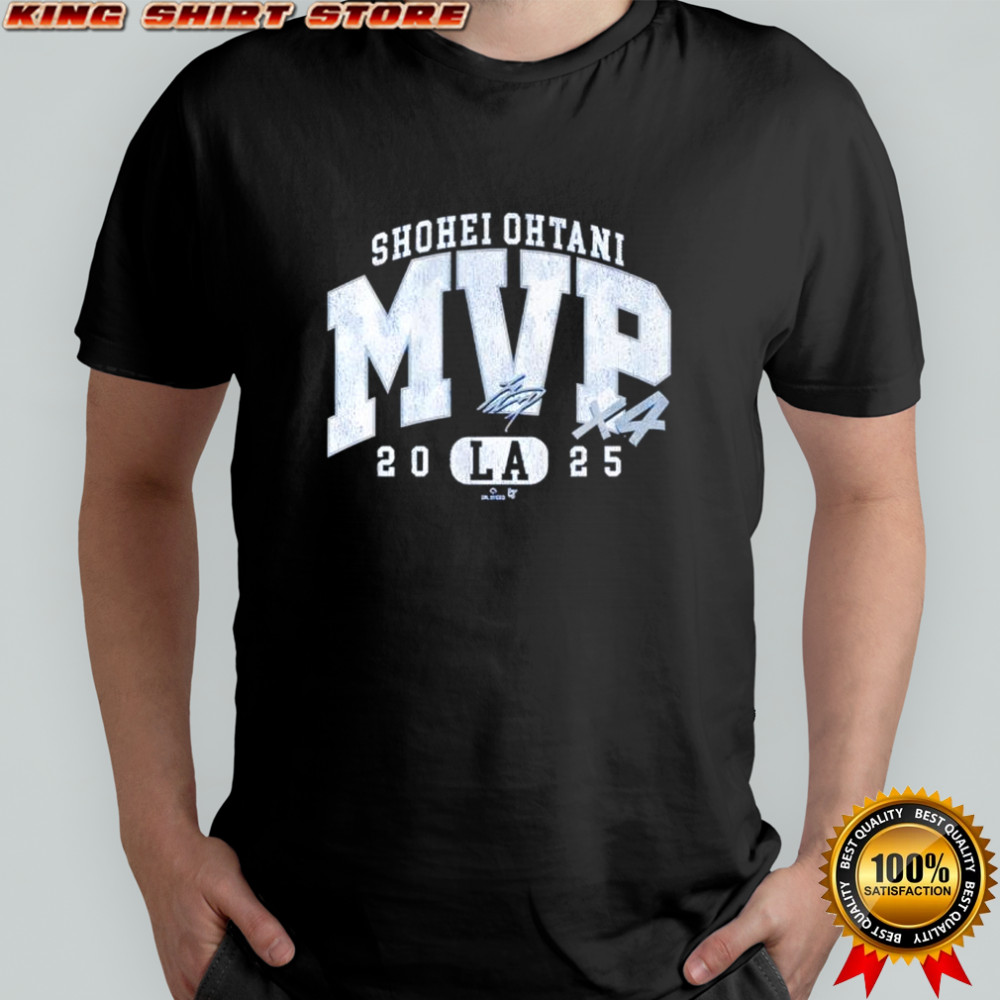 Shohei Ohtani 2025 MVP LA signature shirt