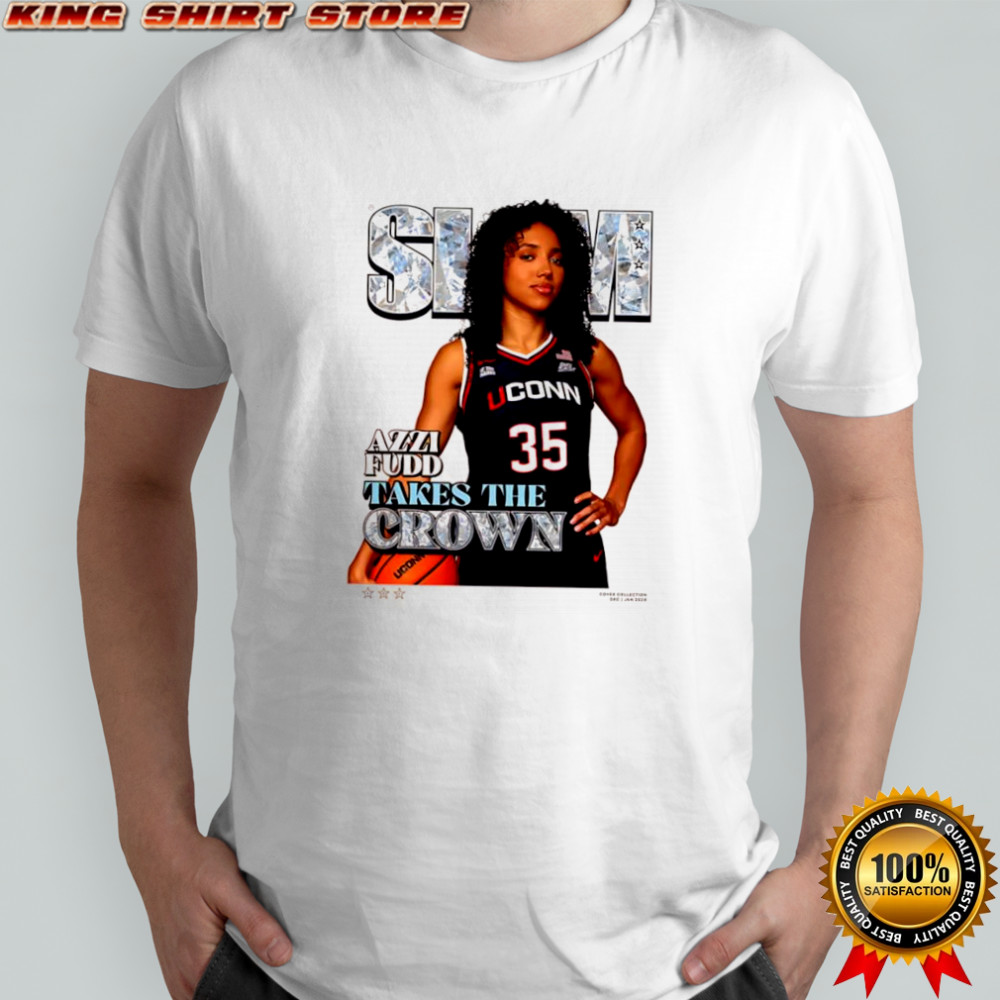 SLAM Azzi Fudd Takes the Crown Uconn 35 graphic shirt