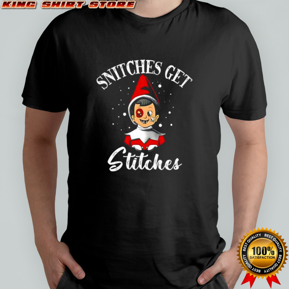 Snitches Get Stitches Christmas shirt