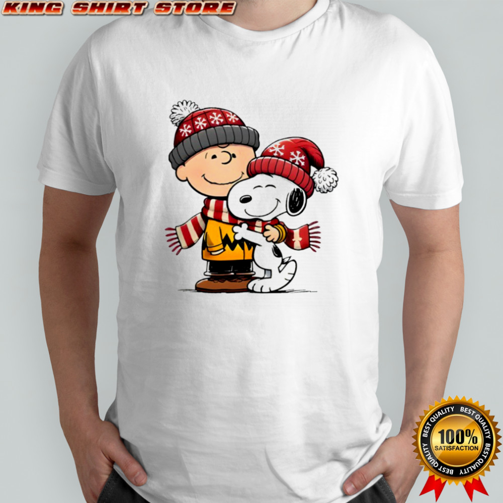 Snoopy And Charlie Brown Hug Christmas Season shirt