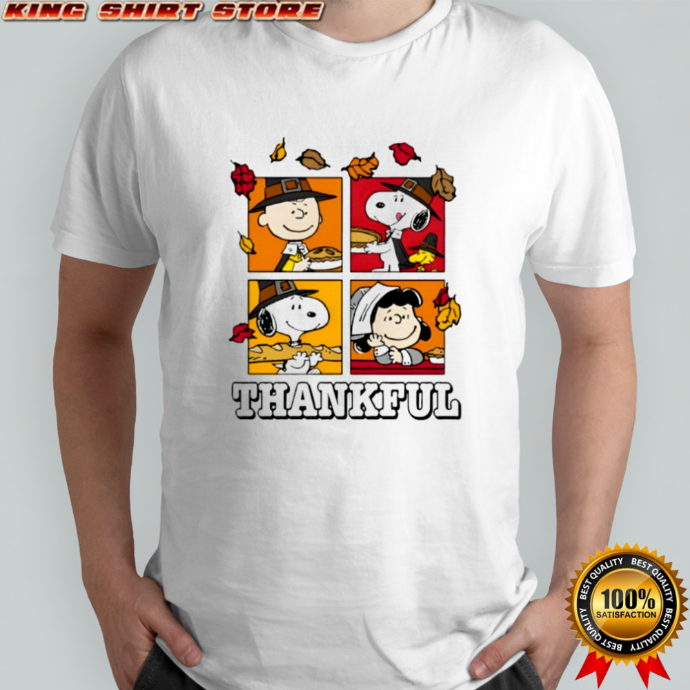 Snoopy and Family Thankful shirt