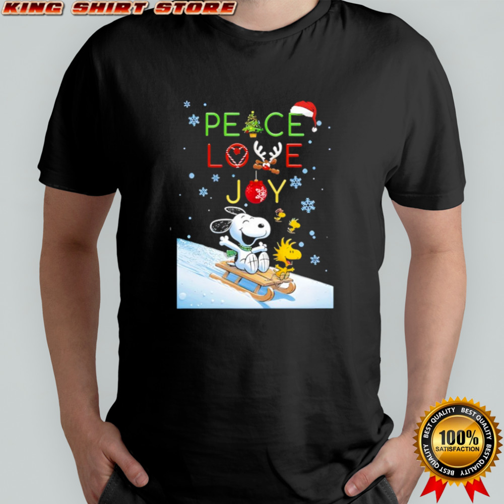 Snoopy and Woodstock Peace Love Joy shirt