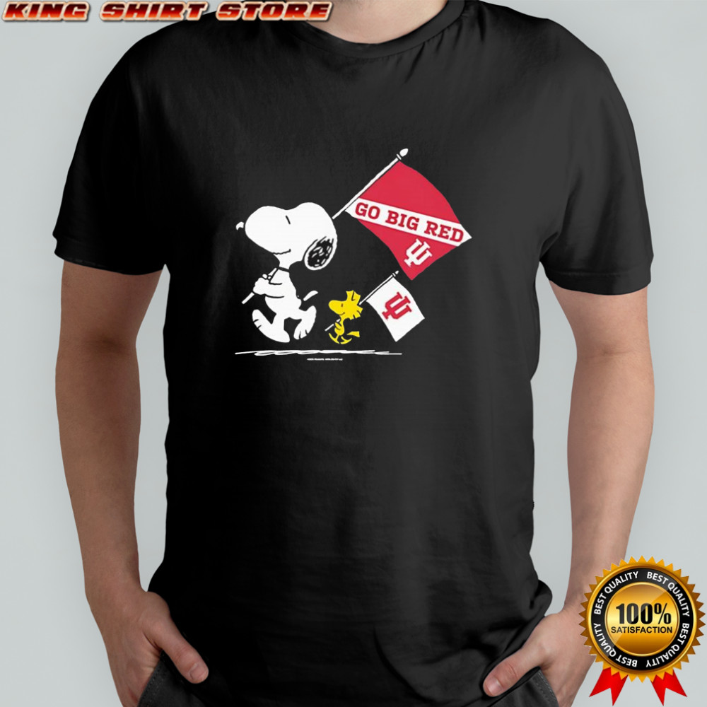 Snoopy and Woodstock x Indiana HoosiersGameday go Big Red shirt