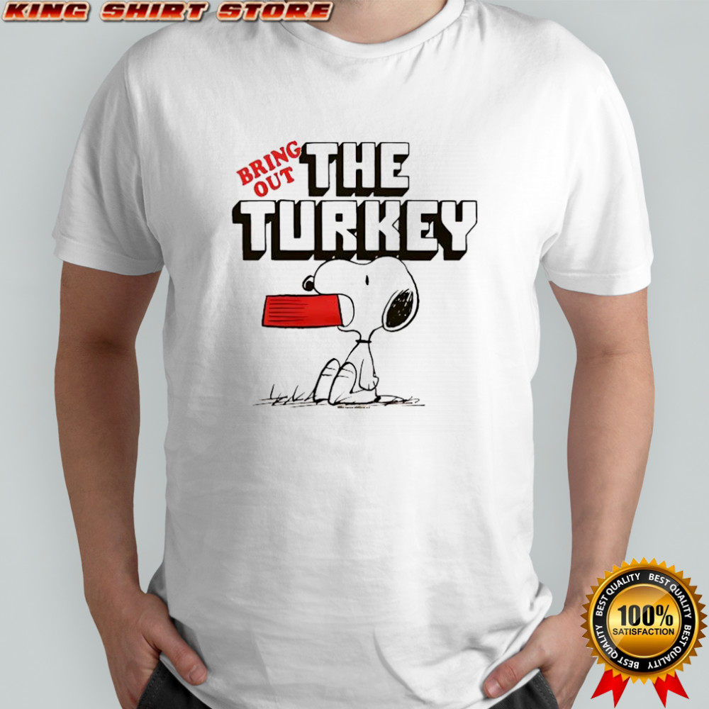 Snoopy Bring out the turkey graphic shirt