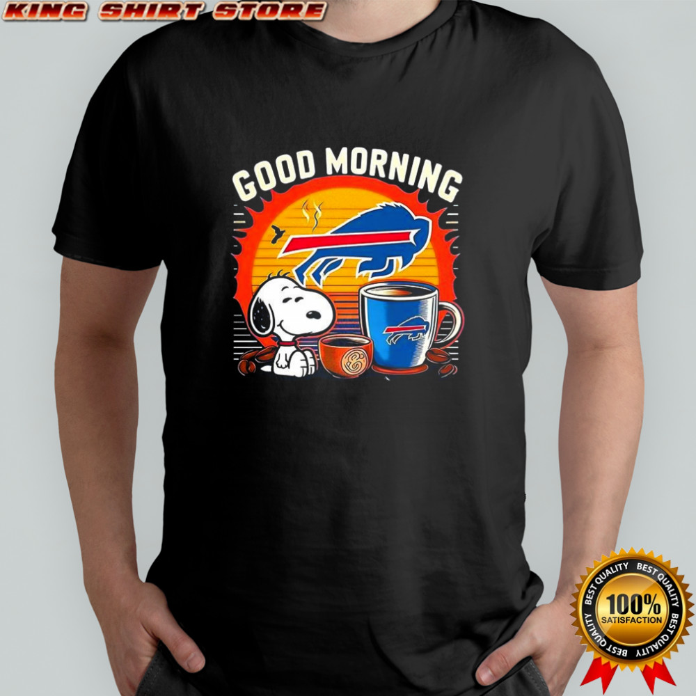 Snoopy Good morning Buffalo Bill’s won shirt