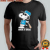 Snoopy wearing Dodgers Back 2 Back pose shirt