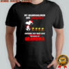 Snoopy Woodstock Santa hats awesome they must have inherited it from their groovy old grandma shirt