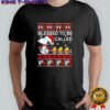 Snoopy x Woodstock Christmas blessed to be called grandma shirt