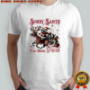 Sorry Santa I’ve Been Feral Funny Christmas Raccoon shirt