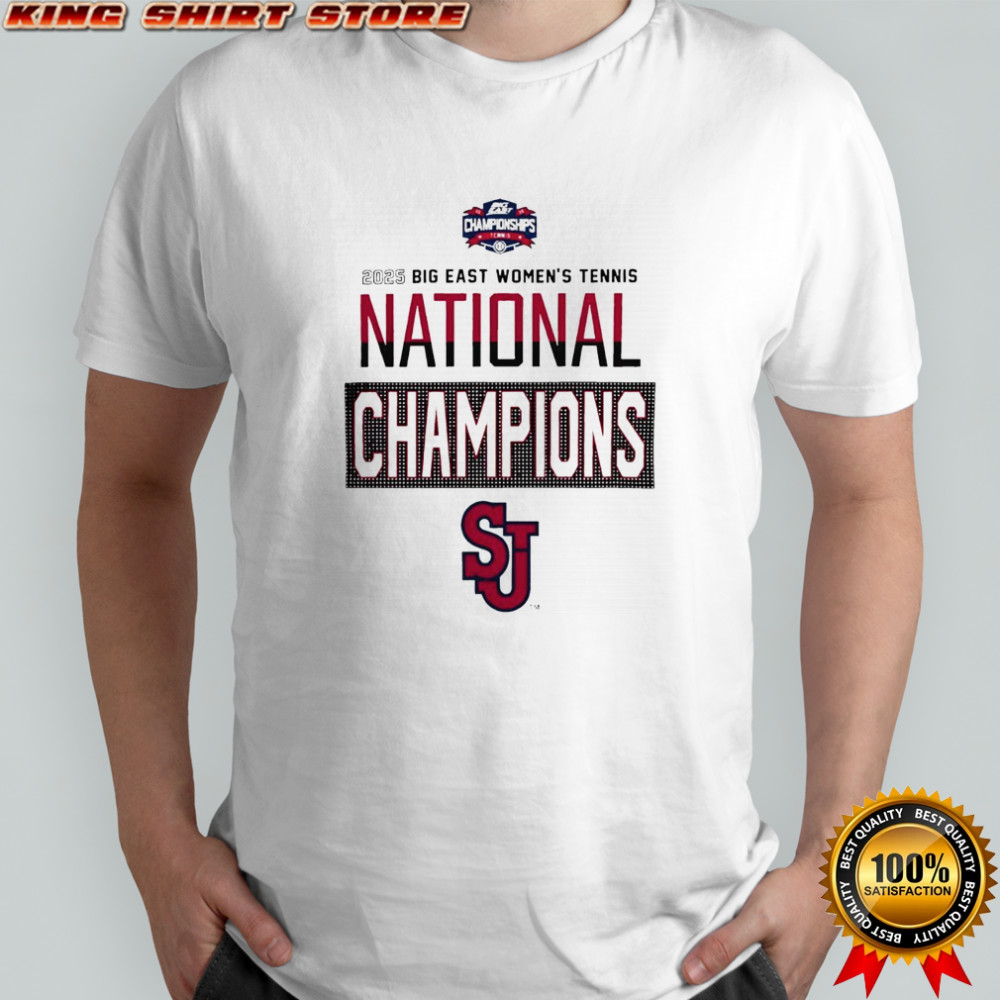 St John’s Red Storm Big East Women’s Tennis National Champions 2025 shirt