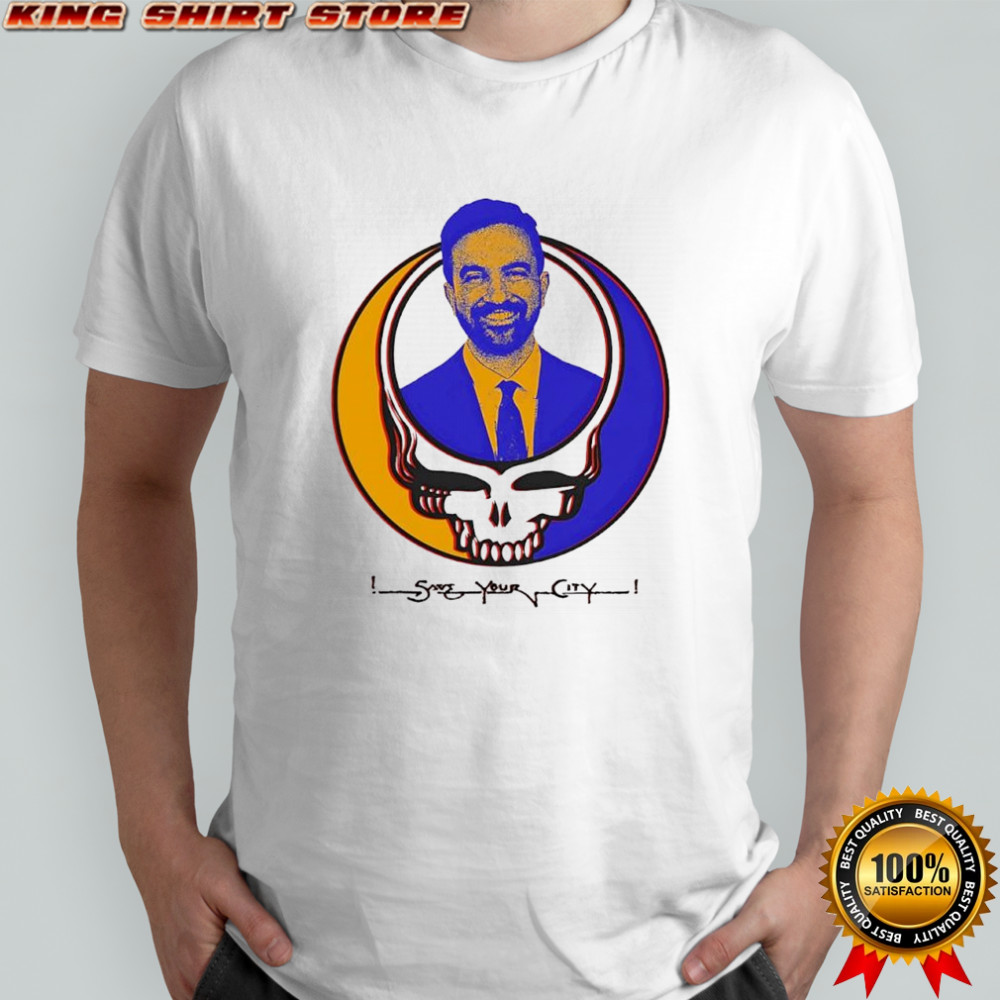 Steal Your Face x Zohran Mamdani logo shirt