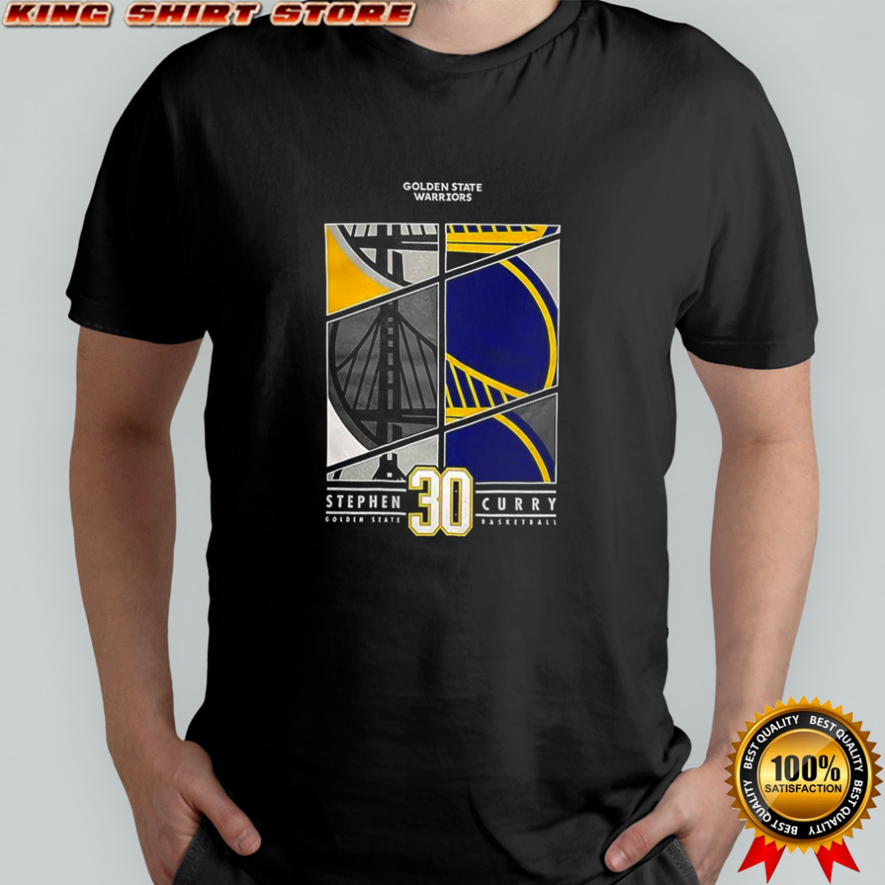 Stephen Curry Golden State Warriors number 30 collage logo shirt