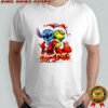 Stitch and Grinch Santa hat Six Seven meme Merry Christmas shirt