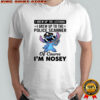 Stitch I grew up the listening I grew up to the police scanner of course I’m nosey Christmas shirt
