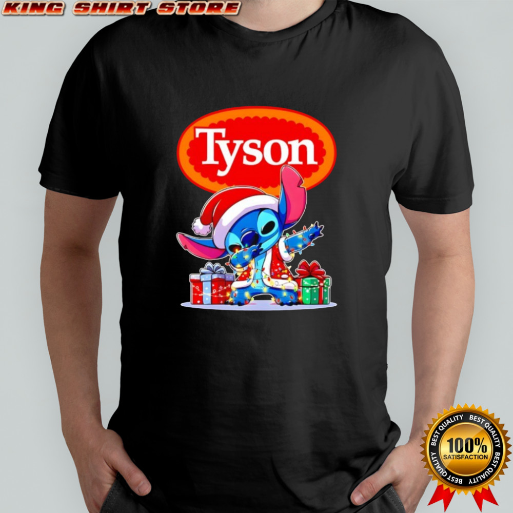 Stitch Lights Dabbing Christmas x Tyson Shirt